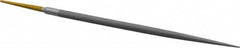 PFERD - 8" Swiss Pattern Round File - 5/16" Width Diam x 5/8" Thick, With Tang - Benchmark Tooling