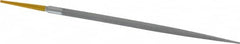 PFERD - 8" Swiss Pattern Round File - 5/16" Width Diam x 5/8" Thick, With Tang - Benchmark Tooling