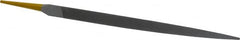 PFERD - 8" Swiss Pattern Three Square File - Double Cut, 5/8" Width Diam x 5/8" Thick, With Tang - Benchmark Tooling