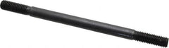 Gibraltar - 1/2-13 8" OAL Equal Double Threaded Stud - Alloy Steel, Black Oxide Finish, 1-1/2" Equal Thread Length - Benchmark Tooling