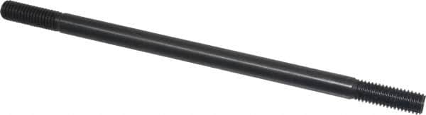 Gibraltar - 1/2-13 10" OAL Equal Double Threaded Stud - Alloy Steel, Black Oxide Finish, 1-1/2" Equal Thread Length - Benchmark Tooling