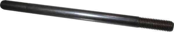 Gibraltar - 3/4-10 12" OAL Equal Double Threaded Stud - Alloy Steel, Black Oxide Finish, 2" Equal Thread Length - Benchmark Tooling