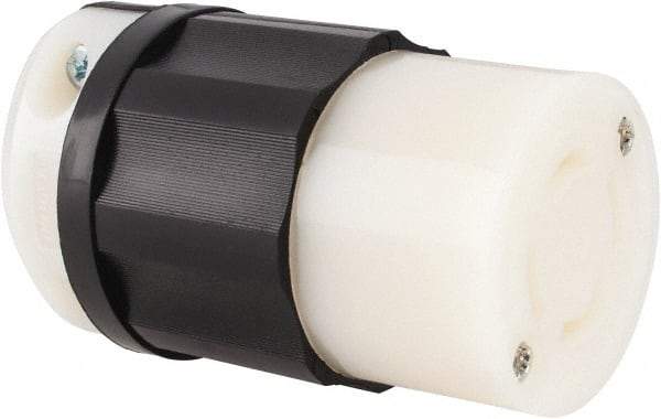 Leviton - 120/208 VAC, 30 Amp, NonNEMA Configuration, Industrial Grade, Self Grounding Connector - 3 Phase, 4 Poles, 0.595 to 1.15 Inch Cord Diameter - Benchmark Tooling