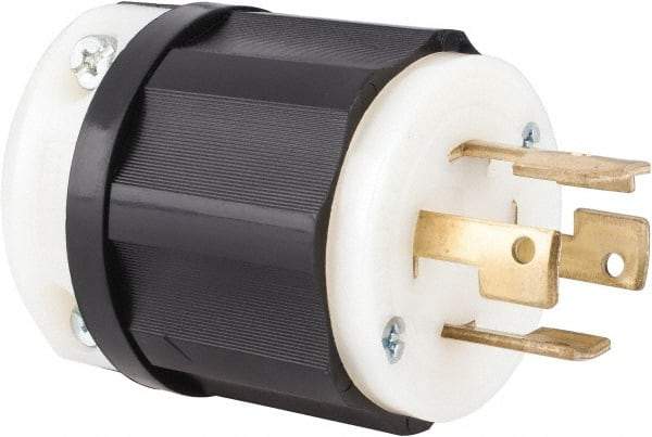 Leviton - 250 VAC, 30 Amp, NonNEMA Configuration, Industrial Grade, Self Grounding Plug - 3 Phase, 3 Poles, 0.595 to 1.15 Inch Cord Diameter - Benchmark Tooling