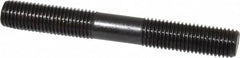 Gibraltar - M16x2.0 125mm OAL Equal Double Threaded Stud - Alloy Steel, Black Oxide Finish, 47mm Equal Thread Length, Metric - Benchmark Tooling