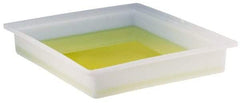 Bel-Art - 16" Long x 12" Wide x 3" Deep Tray with Faucet Tray - Polyethylene - Benchmark Tooling