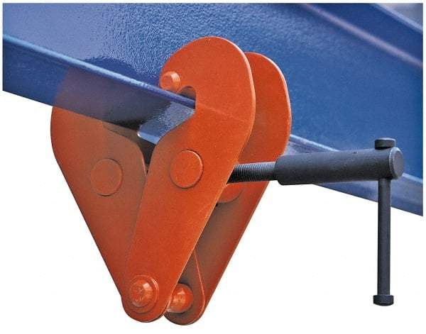 Value Collection - 10,000 Lbs. Load Capacity Beam Clamp - 3.6 to 12.2 Inch Max Grip - Benchmark Tooling