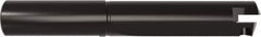 Allied Machine and Engineering - Series F, 3 to 3-7/8" Diam, 2" Diam Straight Shank, Straight Flute Spade Drill - 11-1/2" Max Depth, 12-3/4" Body Length, 15-1/2" OAL, Standard Length, Through Coolant - Benchmark Tooling