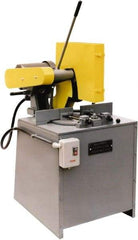 Kalamazoo - 16 or 18" Blade Diam, 1" Arbor Hole, Miter Chop & Cutoff Saw - 4,400 RPM, 10 hp, 220/440 Volts, 3 Phase - Benchmark Tooling