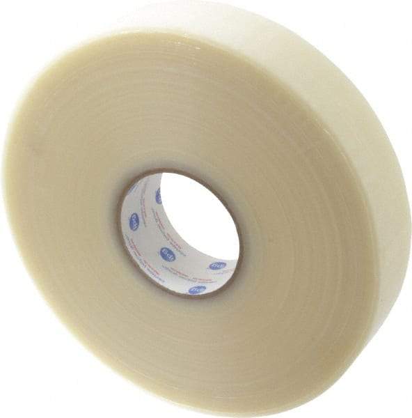 Intertape - 2" x 1,000 Yd Clear Rubber Adhesive Sealing Tape - Polypropylene Film Backing, 1.95 mil Thick, 22 Lb Tensile Strength, Series 7100 - Benchmark Tooling
