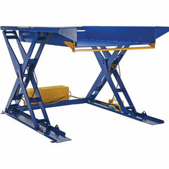 Vestil - 2,000 Lb Capacity Hydraulic Scissor Ground Lift Scissor - 1/2" to 48" Lift Height, 73" Platform Length x 52" Platform Width - Benchmark Tooling