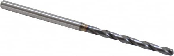 OSG - #38 130° Powdered Metal Jobber Drill - V Finish, Right Hand Cut, Spiral Flute, Straight Shank, 62mm OAL, Standard Point - Benchmark Tooling