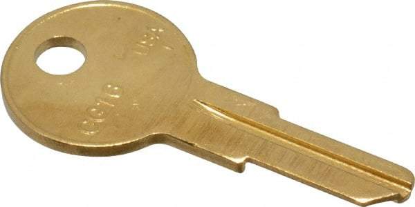 Made in USA - Chicago Key Blank - Brass - Benchmark Tooling