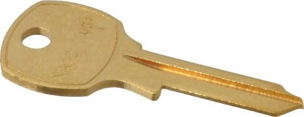 Made in USA - National Cabinet Key Blank - Brass - Benchmark Tooling