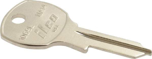 Made in USA - National Cabinet Key Blank - Nickel - Benchmark Tooling