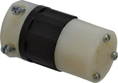 Leviton - 250 VAC, 15 Amp, L6-15R Configuration, Industrial Grade, Self Grounding Connector - 1 Phase, 2 Poles, 0.245 to 0.7 Inch Cord Diameter - Benchmark Tooling