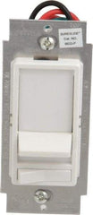 Leviton - 1 Pole, 120 VAC, 60 Hz, 600 Watt, Residential Grade, Rocker, Wall and Dimmer Light Switch - 1.73 Inch Wide x 4.13 Inch High, Incandescent - Benchmark Tooling