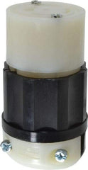 Leviton - 120/208 VAC, 20 Amp, NonNEMA Configuration, Industrial Grade, Ungrounded Connector - 3 Phase, 4 Poles, 0.385 to 0.895 Inch Cord Diameter - Benchmark Tooling