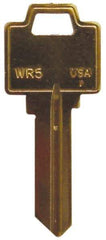 Made in USA - Weiser Key Blank - Brass - Benchmark Tooling