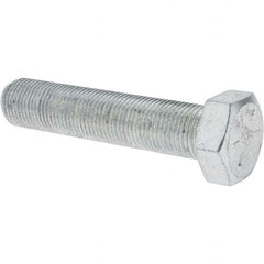 Made in USA - 5/8-18 UNF, 3" Length Under Head Hex Head Cap Screw - Fully Threaded, Grade 8 Alloy Steel, Zinc Yellow Dichromate Finish, 15/16" Hex - Benchmark Tooling