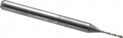 Hertel - 1/32", 130° Drill Point, 1/8" Shank Diam, Fast Spiral Circuit Board Drill Bit - Benchmark Tooling