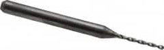 Hertel - #59, 130° Drill Point, 1/8" Shank Diam, Fast Spiral Circuit Board Drill Bit - Benchmark Tooling