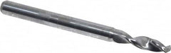 Hertel - #35, 130° Drill Point, 1/8" Shank Diam, Fast Spiral Circuit Board Drill Bit - Benchmark Tooling