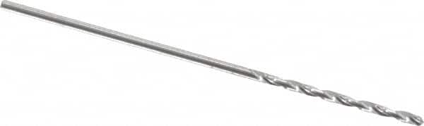 Hertel - 0.8mm 118° Solid Carbide Jobber Drill - Right Hand Cut, 1-1/8" OAL, Split Point - Benchmark Tooling