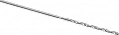 Hertel - 0.8mm 118° Solid Carbide Jobber Drill - Right Hand Cut, 1-1/8" OAL, Split Point - Benchmark Tooling