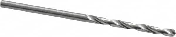 Hertel - 2mm 118° Solid Carbide Jobber Drill - Bright Finish, Right Hand Cut, Spiral Flute, Straight Shank, 1-3/4" OAL, Standard Point - Benchmark Tooling