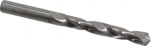 Hertel - 8mm 118° Solid Carbide Jobber Drill - Bright Finish, Right Hand Cut, Spiral Flute, Straight Shank, 3-3/4" OAL, Standard Point - Benchmark Tooling