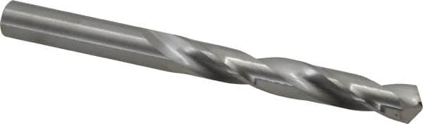 Hertel - 9.5mm 118° Solid Carbide Jobber Drill - Bright Finish, Right Hand Cut, Spiral Flute, Straight Shank, 4-1/4" OAL, Standard Point - Benchmark Tooling