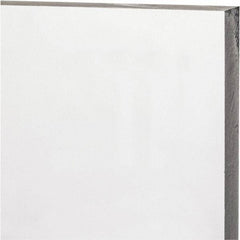 Made in USA - 1/2" Thick x 12" Wide x 1' Long, Polycarbonate Sheet - Clear, Static Dissipative Grade - Benchmark Tooling
