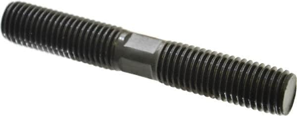 Gibraltar - 3/4-10 5" OAL Equal Double Threaded Stud - Alloy Steel, Black Oxide Finish, 2" Equal Thread Length - Benchmark Tooling