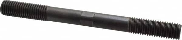 Gibraltar - 3/4-10 8" OAL Equal Double Threaded Stud - Alloy Steel, Black Oxide Finish, 2" Equal Thread Length - Benchmark Tooling