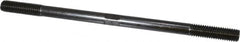 Gibraltar - 1/2-13 9" OAL Equal Double Threaded Stud - Alloy Steel, Black Oxide Finish, 1-1/2" Equal Thread Length - Benchmark Tooling