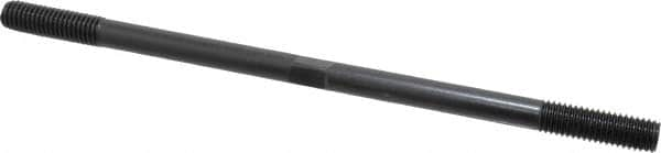 Gibraltar - 1/2-13 10" OAL Equal Double Threaded Stud - Alloy Steel, Black Oxide Finish, 1-1/2" Equal Thread Length - Benchmark Tooling