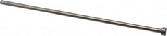 Gibraltar - 13/64" Pin Diam, 3/8" Head Diam x 3/16" Head Height, 8" OAL, Straight Ejector Pin - Steel, 7-13/16" Pin Length - Benchmark Tooling