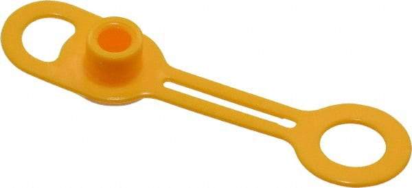 Trico - 1/8 NPT Grease Fitting Cap - Yellow, 10 Pieces - Benchmark Tooling