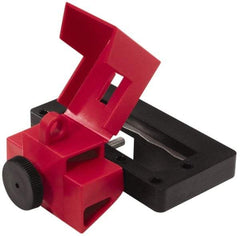 NMC - 3 Wide, Plastic Single-Pole Circuit Breaker Lockout - 1 Padlock, 1 Circuit - Benchmark Tooling