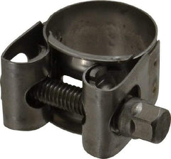 Mikalor - 7/8" Hose, 0.71" Wide x 0.04" Thick, T-Bolt Hose Clamp - 0.83 to 0.91" Diam, Stainless Steel - Benchmark Tooling