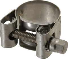 Mikalor - 15/16" Hose, 0.71" Wide x 0.04" Thick, T-Bolt Hose Clamp - 0.91 to 0.98" Diam, Stainless Steel - Benchmark Tooling