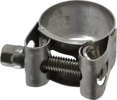 Mikalor - 1" Hose, 0.71" Wide x 0.04" Thick, T-Bolt Hose Clamp - 0.98 to 1.06" Diam, Stainless Steel - Benchmark Tooling