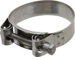 Mikalor - 3" Hose, 0.98" Wide x 0.04" Thick, T-Bolt Hose Clamp - 2.87 to 3.11" Diam, Stainless Steel - Benchmark Tooling