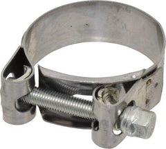 Mikalor - 2" Hose, 0.78" Wide x 0.04" Thick, T-Bolt Hose Clamp - 1.85 to 2" Diam, Stainless Steel Band, Housing & Zinc Plated Screw - Benchmark Tooling