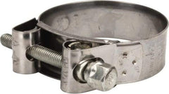 Mikalor - 2-3/4" Hose, 0.98" Wide x 0.04" Thick, T-Bolt Hose Clamp - 2.68 to 2.87" Diam, Stainless Steel Band, Housing & Zinc Plated Screw - Benchmark Tooling