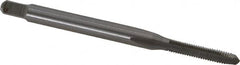 Interstate - M2.6x0.45 Metric Coarse 3 Flute Bright Finish High Speed Steel Straight Flute Standard Hand Tap - Plug, Right Hand Thread, 1-7/8" OAL, 9/16" Thread Length, D3 Limit, Oversize - Exact Industrial Supply