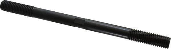 Gibraltar - 5/8-11 9" OAL Equal Double Threaded Stud - Alloy Steel, Black Oxide Finish, 1-3/4" Equal Thread Length - Benchmark Tooling