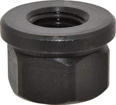 Gibraltar - 7/8-9, 1-3/4" Flange Diam, 1-1/8" High, 1-7/16" Across Flats, Flange Nut - Grade 12L14 Steel, Black Oxide Finish, 1/4" Flange Height, TCMAI - Benchmark Tooling