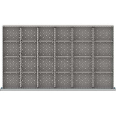 LISTA - 24-Compartment Drawer Divider Layout for 3.15" High Drawers - Benchmark Tooling